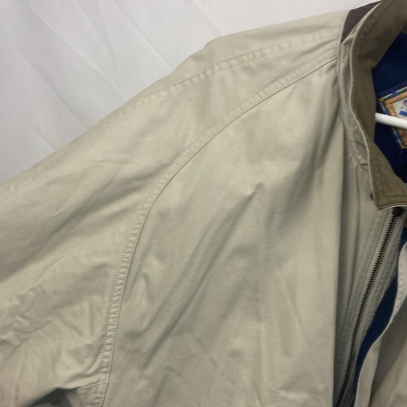 Gear For Sports Jacket Mens KU Jayhawks Beige Size Medium Full Zip Kansas - Picture 5 of 13